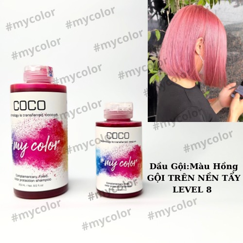 Dầu gội giữ màu và bù màu COCO 3in1 #Mycolor giúp màu tóc sáng và bền đẹp