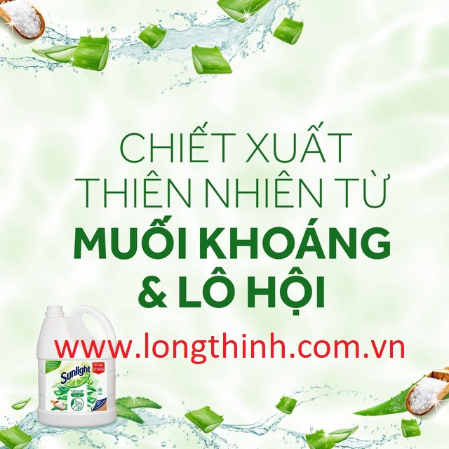 [HCM]Nước rửa chén Sunlight Thiên nhiên 3.6kg