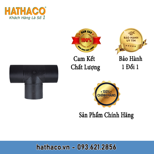 Tê Đều Hàn 63 Dùng Hàn Nối Đầu Ống HDPE