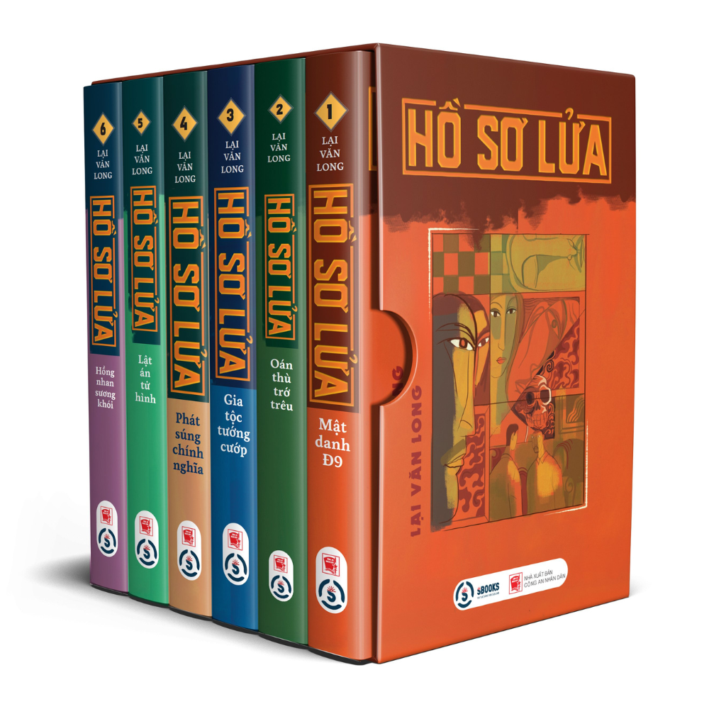 Sách - Tiểu Thuyết - Combo 6 Cuốn Hồ Sơ Lửa (Lại Văn Long) - Sbooks (Tặng Boxset Cho 30 Đơn Hàng Đầu Tiên)