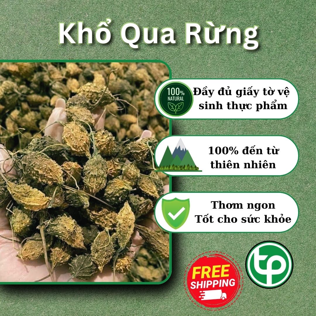 Khổ qua rừng 500g cao cấp - Hàng công ty chất lượng cao - Chuyên dùng để pha trà và sắc nước uống