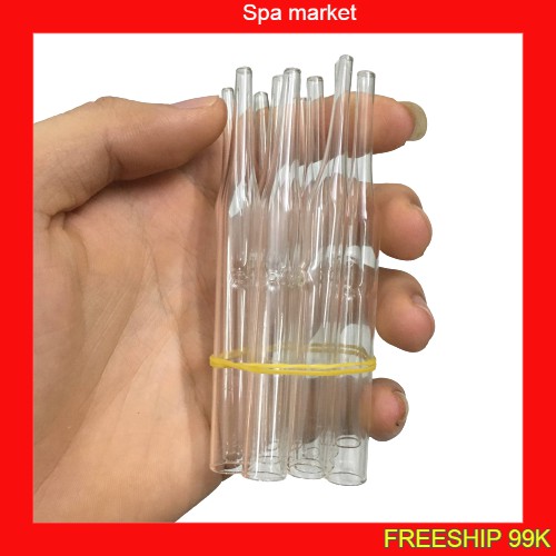 COMBO 10 Ống hút mụn thủy tinh dùng cho spa ( ong hut mun thuy tinh)