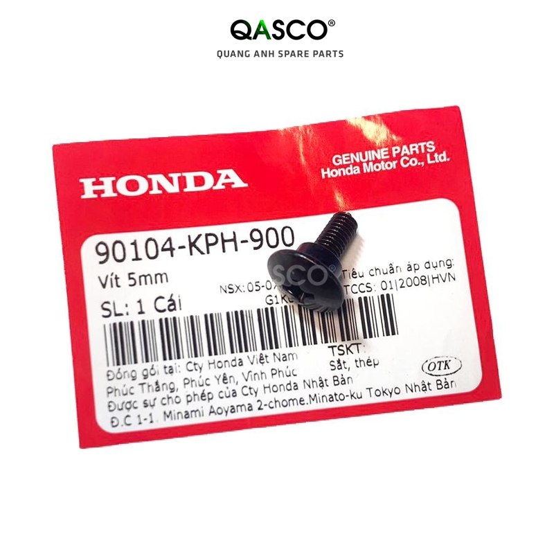 Vít HONDA nhiều dòng xe 5mm (90104KPH900) _1082