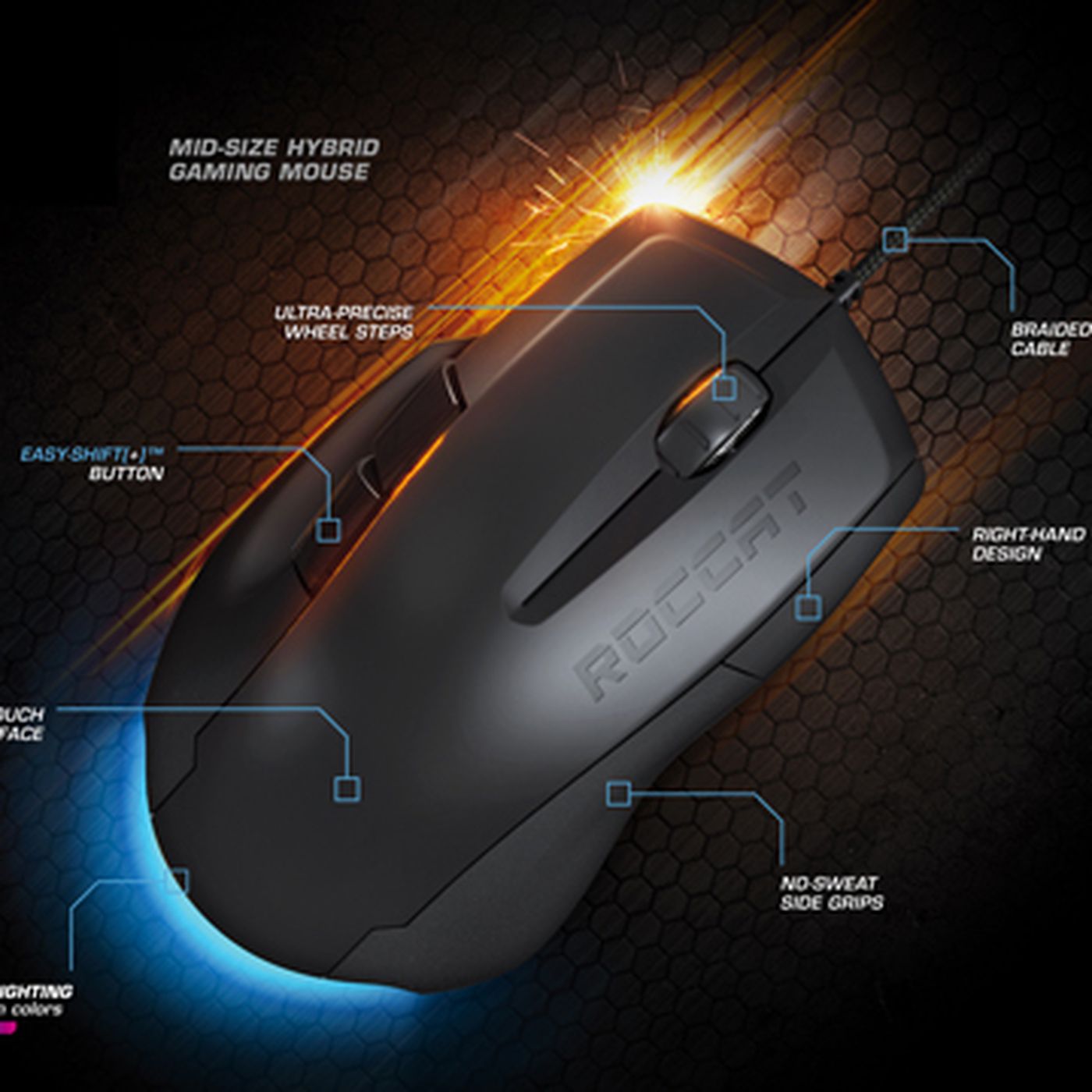 Chuột Roccat Savu (Đen)