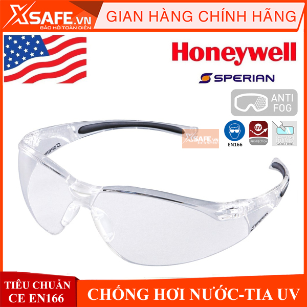 Giá bán Kính bảo hộ Honeywell A800 kính chống bụi, tia UV, trầy xước, đọng sương. Mắt kính trong suốt, bảo vệ mắt đi xe máy, lao động [XSAFE] [XTOOL]