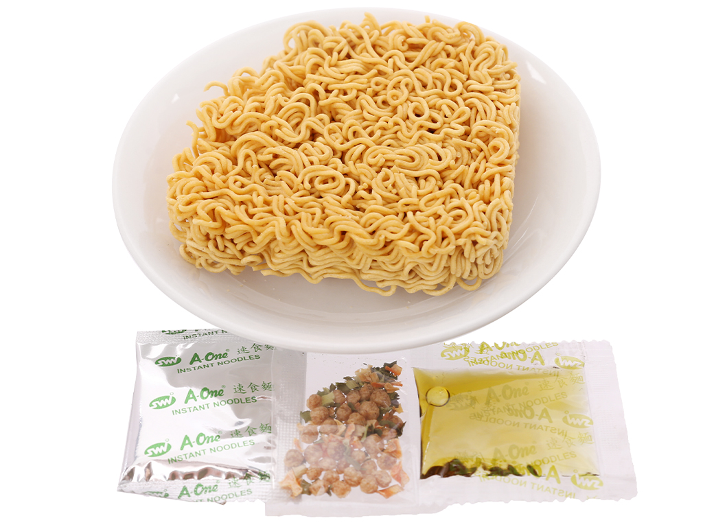 Thùng 30 gói mì chay A-One Hương Sen 85g