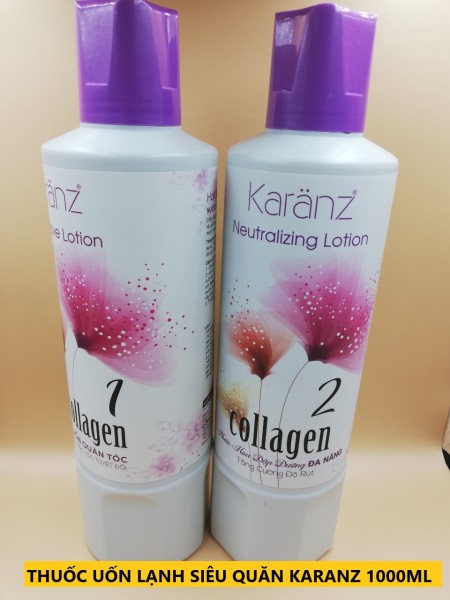Uốn lạnh siêu quăn Karanz collagen 1000ml giá rẻ