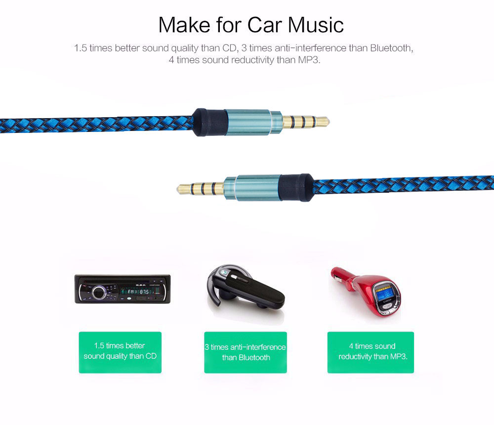 Jack 2 đầu 3.5 mm 4 khấc bọc dù 3 mét