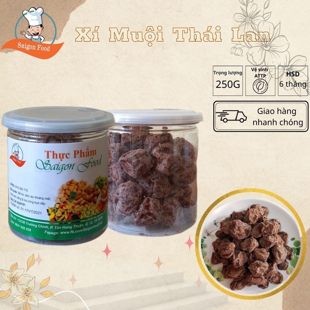 Xí Muội Mặn Thái Lan 250g SaigonFood