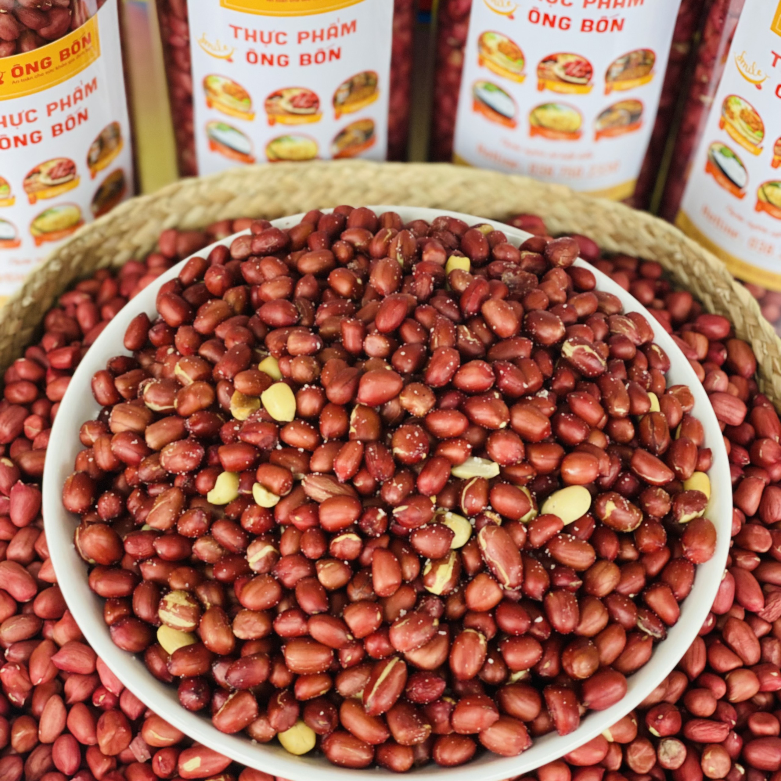 Lạc Đỏ Rang Muối - Đậu Phộng Tây Bắc Rang Muối