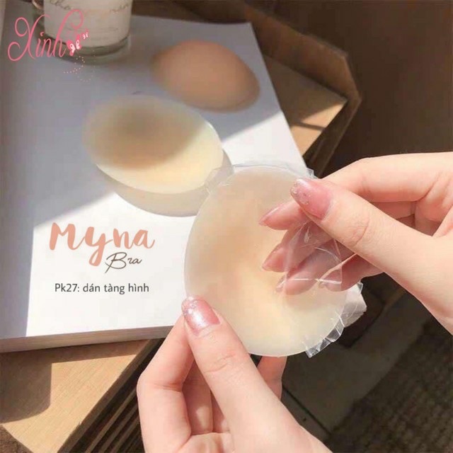 2 Miếng Dán ngực tàn hình (size 8,5 cm ) ( 1 đôi )