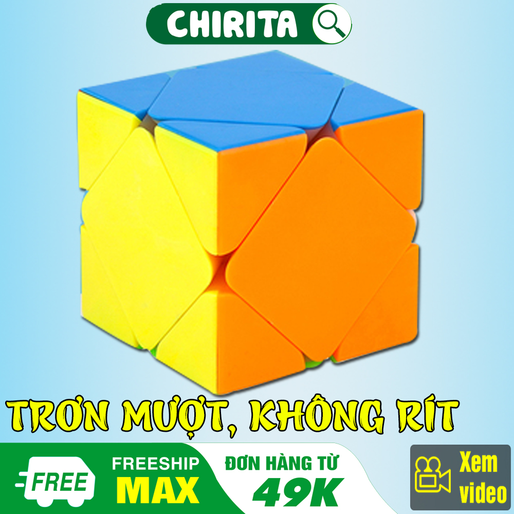 Rubik Skewb Magic Cube Biến Thể Stickerless - Đồ Chơi Rubik Giúp Phát Triển Trí Não - Tốc Độ Xoay Chuyên Nghiệp NO.JG3318-3