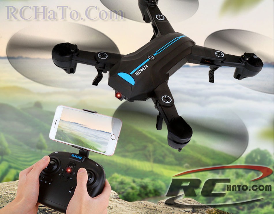 flycam A6 camera HD gấp gọn có tự bay về