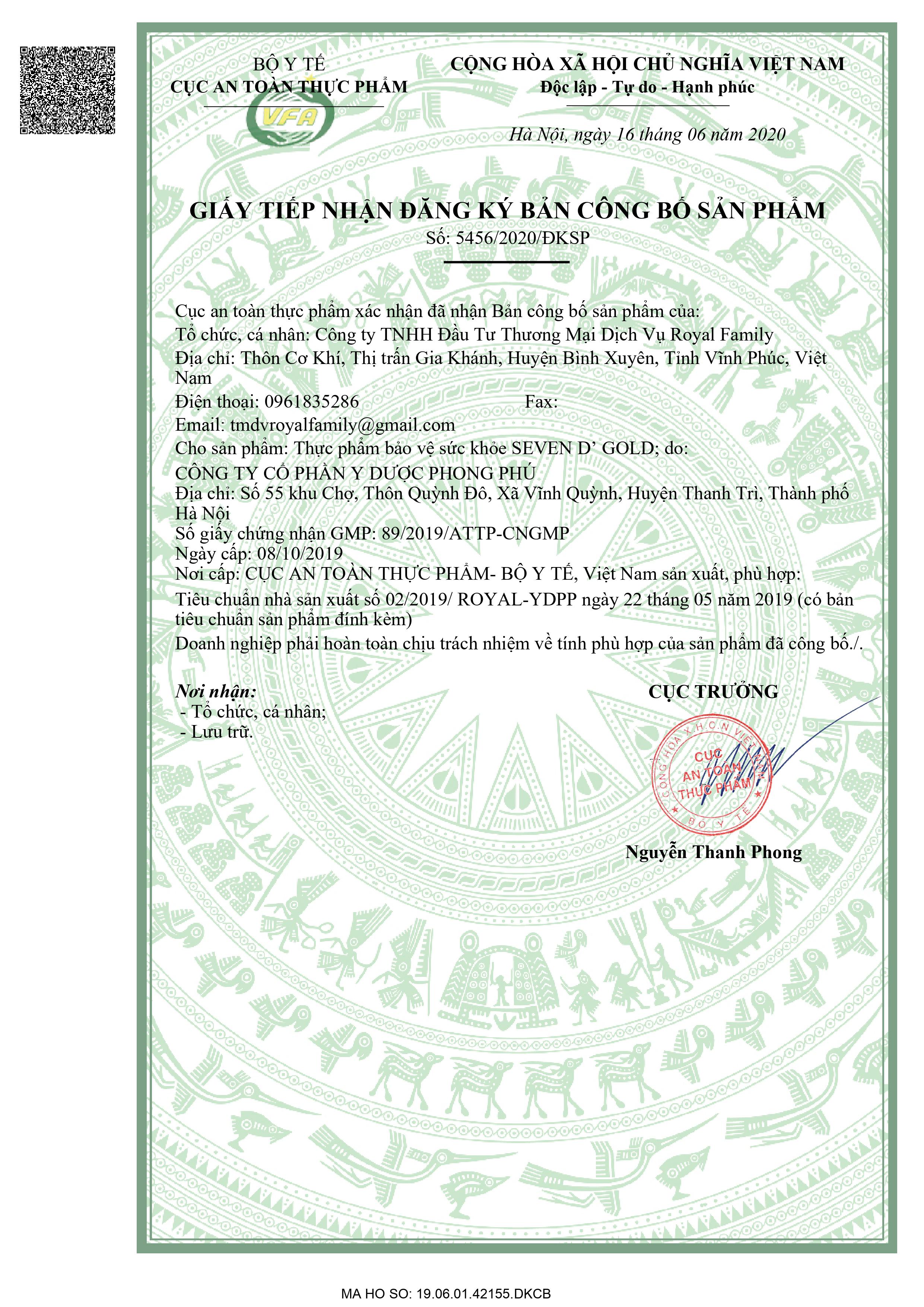 [DATE MỚI ] Viên Uống Giảm Cân Seven D_Gold