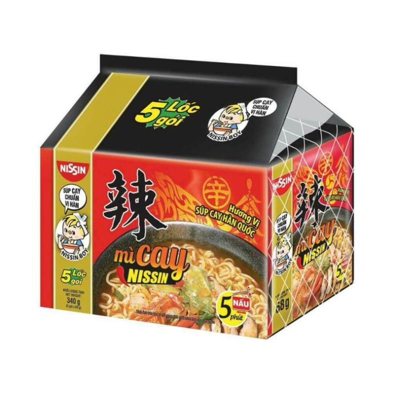 combo 5 gói MÌ CAY NISIN HÀN QUỐC (lốc 5 gói)