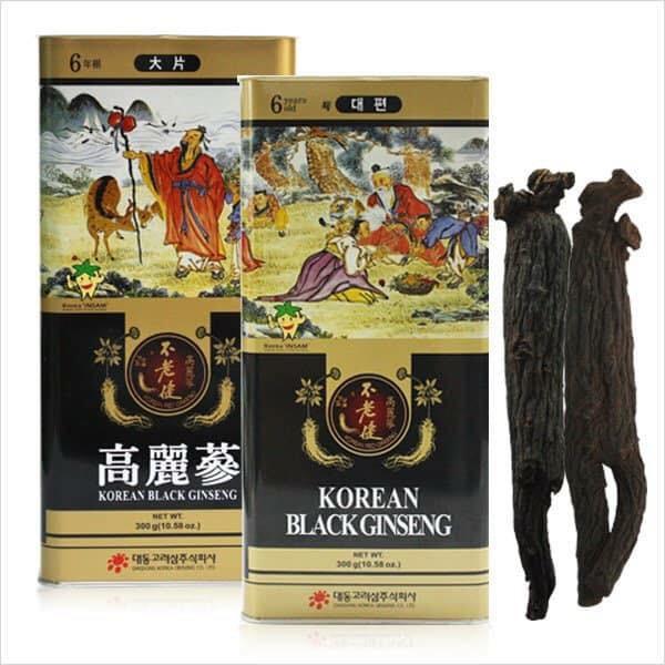 Hắc sâm củ khô Daedong hàn quốc loại 300g