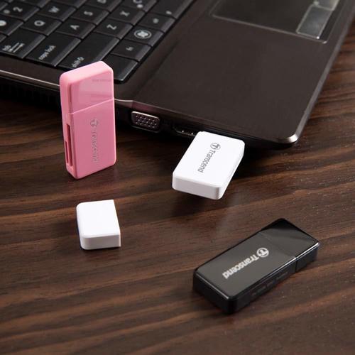 Đầu đọc thẻ nhớ 3.1 Transcend RDF5 Gen - hỗ trợ khe microSD/SD (Đen) - Nhất Tín Computer