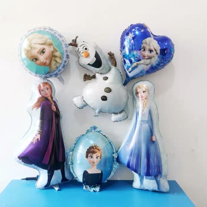 Snow flozen princess ball set combo, birthday decoration
