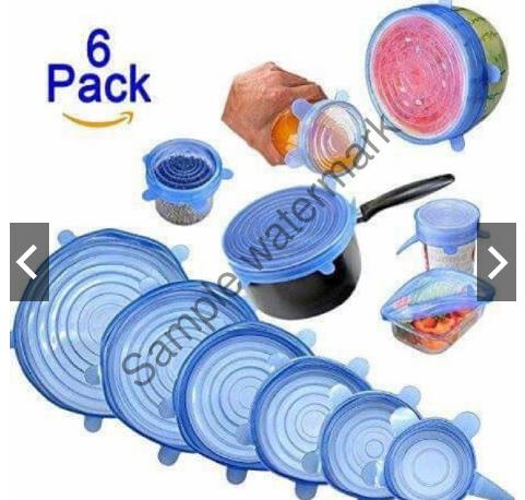 BỘ 6 Nắp Silicon Bọc Tô Chén Bảo Quản Thức Ăn By Gia_dung_uy_tin