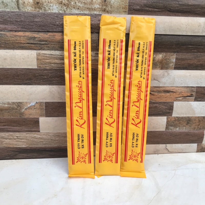 {HCM} THƯỚC 20CM KIM NGUYÊN CỨNG [VPP Trí Đức ]