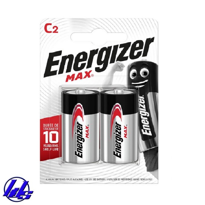 Pin trung C Energizer E93 BP2-LR14 Max Power - Vỉ 2 viên