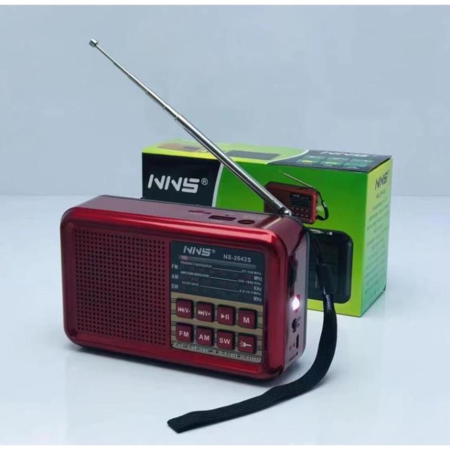 Loa Đài FM Radio NNS NS-2042S Nghe Thẻ Nhớ Có Các Hệ Sóng FMAMSWBTUSBTF ...