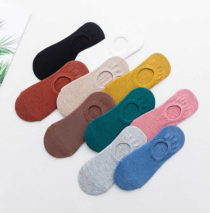 Set 10 Đôi Tất Vớ Thuyền Nữ Nhiều Màu