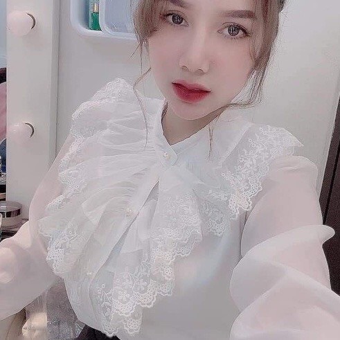 Áo sơ mi voan tiểu thư
