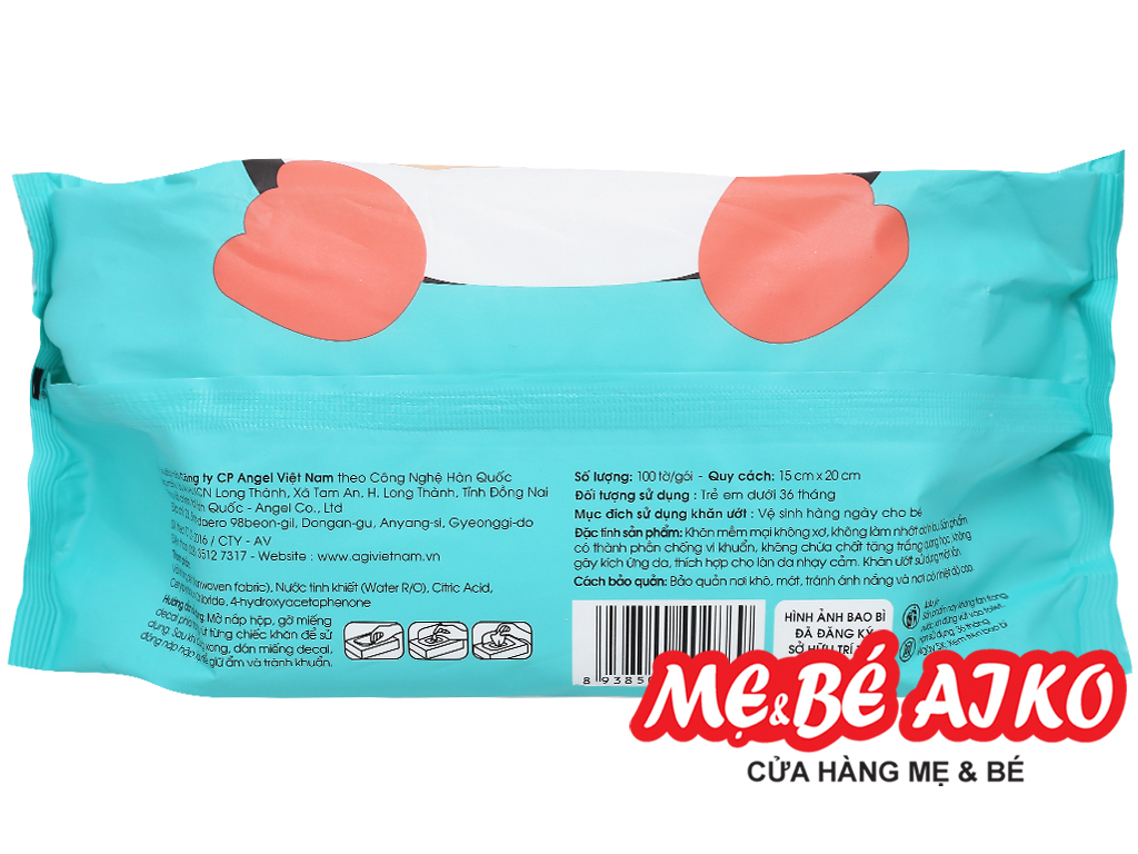 [HCM]Combo 3 Gói Khăn Ướt Không Mùi 100 tờ/gói