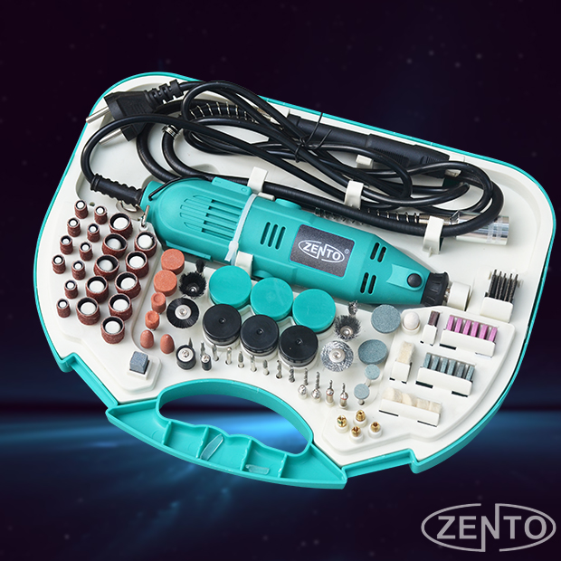 Máy khoan mài khắc chà nhám mini zento 211 chi tiết