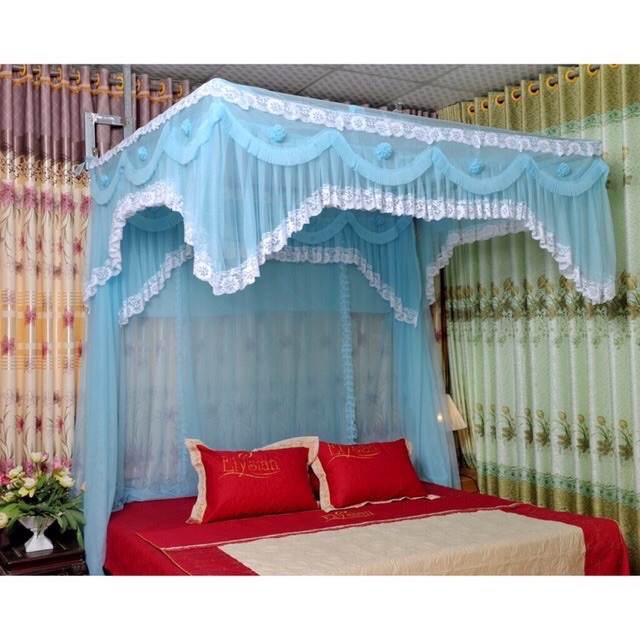 màn khung cung đình tuyn lạnh cao cấp( kèm cả khung)