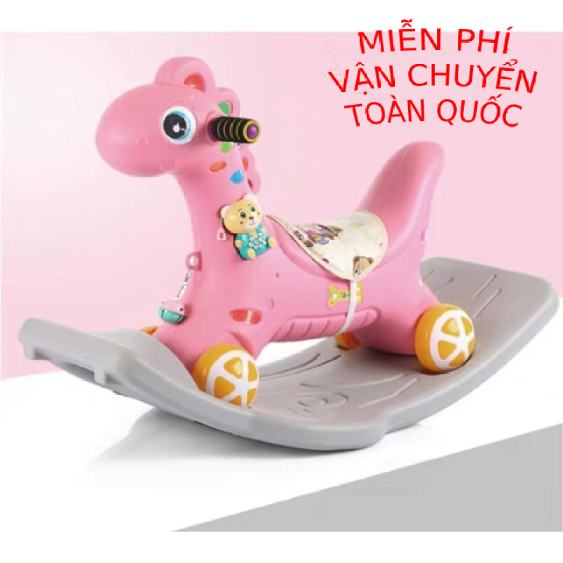 Ngựa bập bênh - bập bênh cho bé - ngựa bập bênh cho bé từ 1-6 tuổi chơi