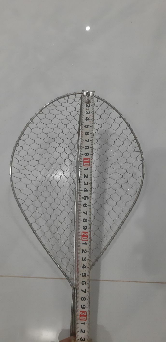 Vợt vớt cá inox ( loại to ), 1 cặp