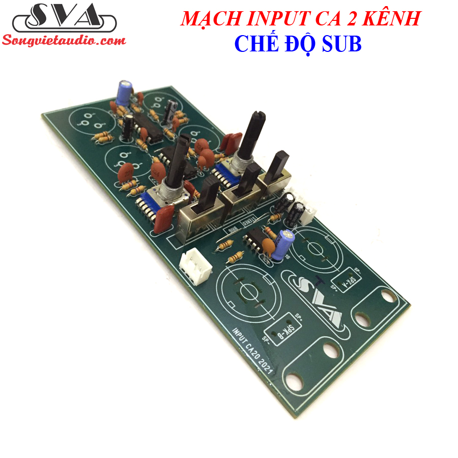 MẠCH INPUT 2 KÊNH MAIN CA