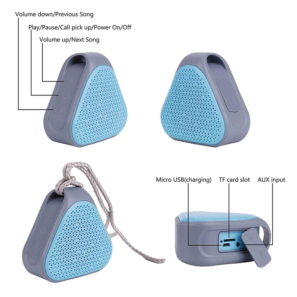 Loa bluetooth chống nước W-King S2