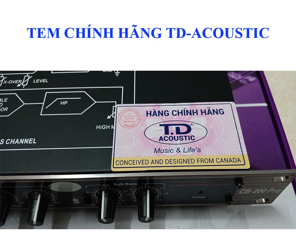 MÁY NÂNG TIẾNG HÁT TD-ACOUSTIC