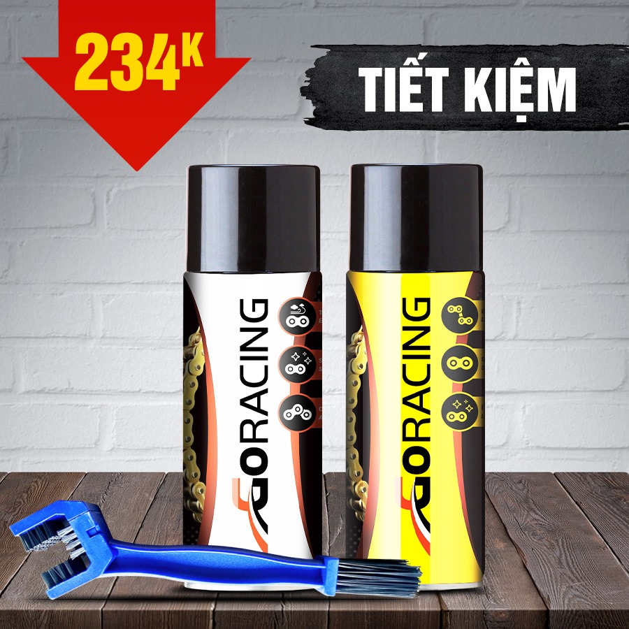Combo dưỡng sên & vệ sinh sên Goracing