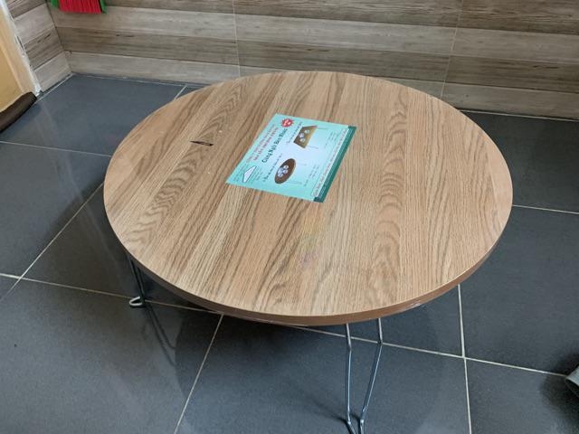 bàn ngồi bệt tròn 60cm