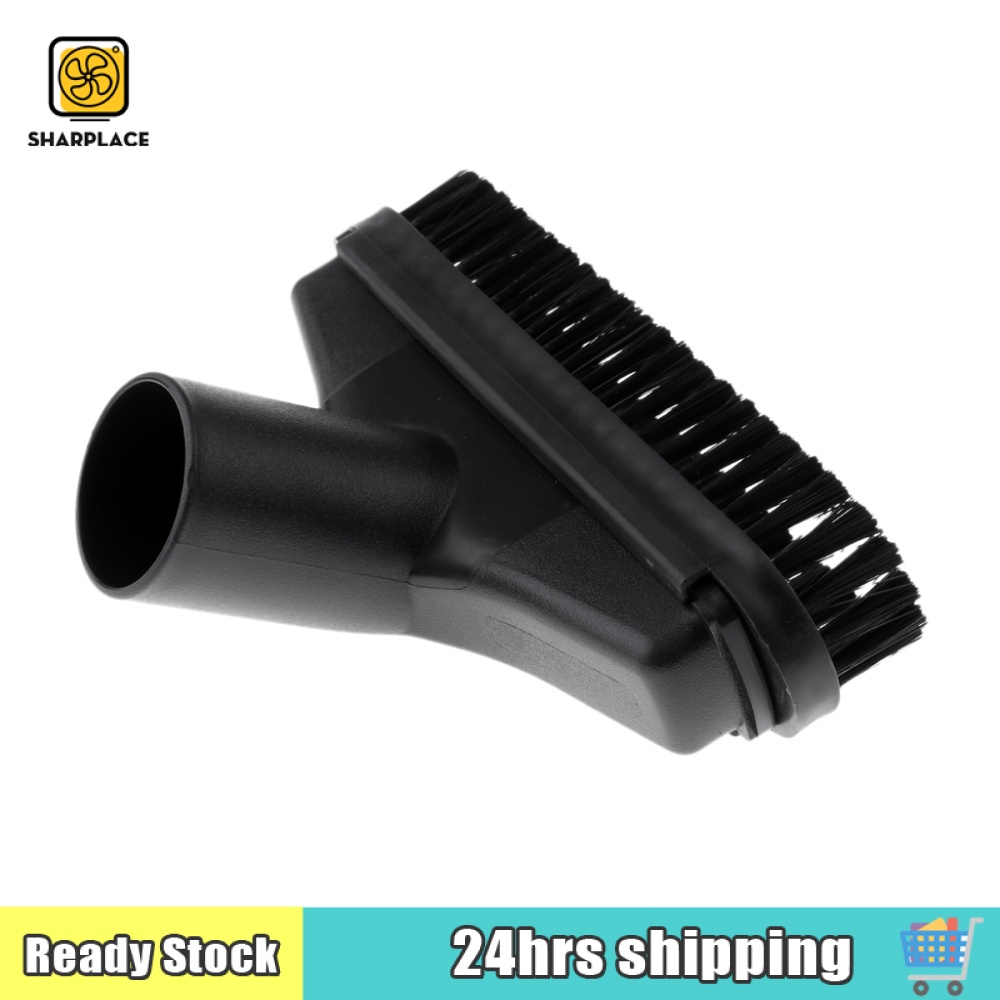 Sharplace Detachable Crevice Dust Brush Bristle & Horsehair Floor Brush Vacuum Attachment Head (32mm Connector)
