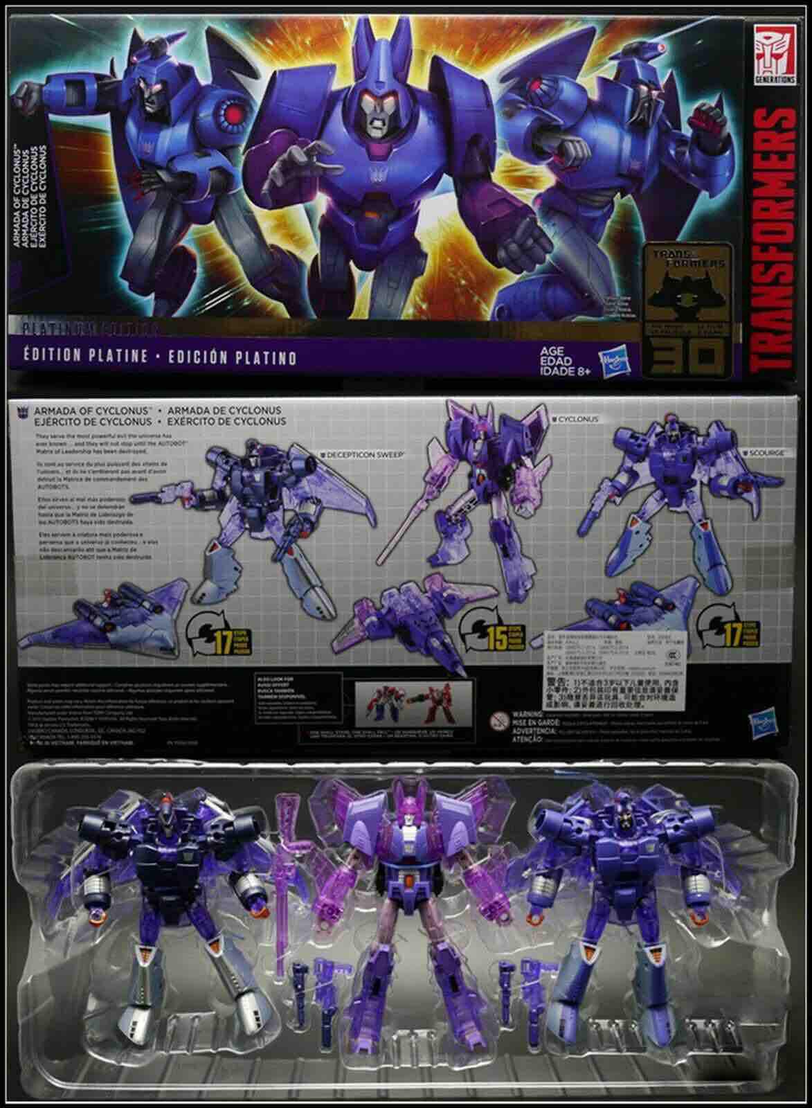 Robot Transformers biến hình máy bay Generations Cyclonus  