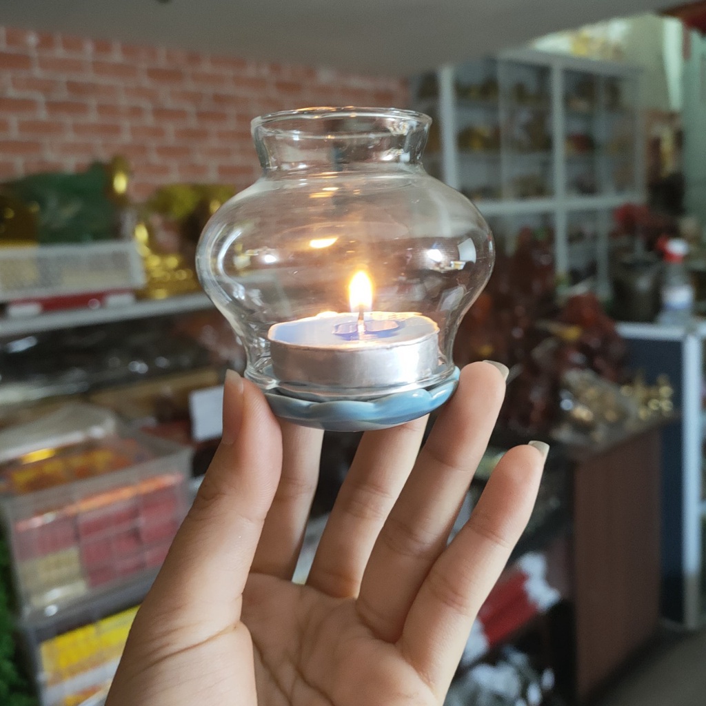 Chụp chắn Gió đèn(dầu,nến,đèn cầy) cao 5.5cm.
