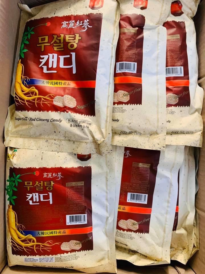 [HCM]kẹo hồng sâm không đường