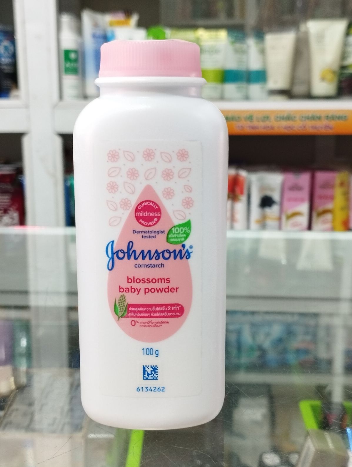 Phấn Thơm Baby Johnsons Thái Lan - màu hồng