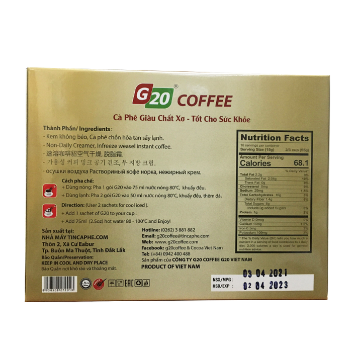 Cà Phê Chồn Hòa Tan