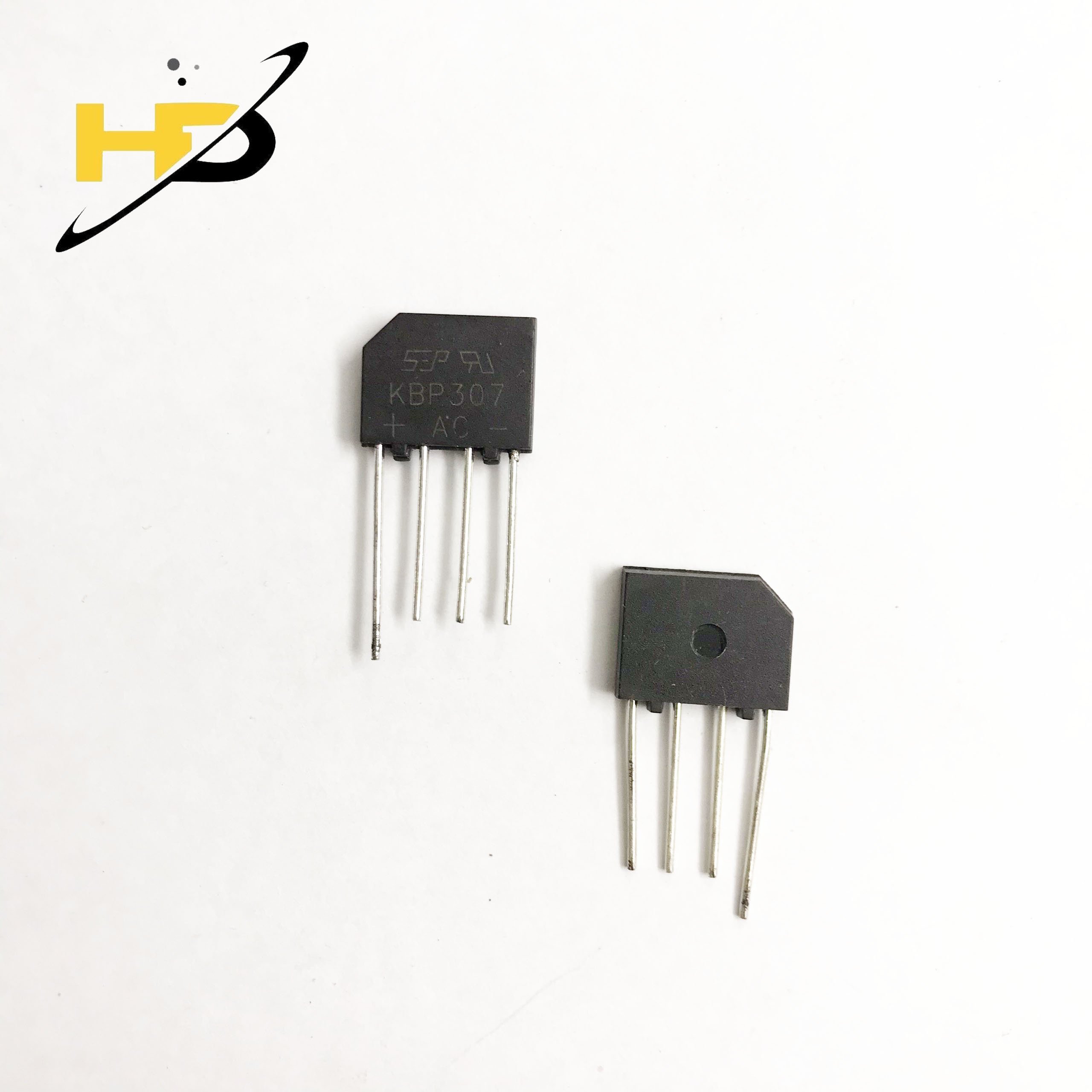 Linh Kiện Điện Tử, Bộ 5 Con Cầu Diode KBP307 3A 700V (Vuông)