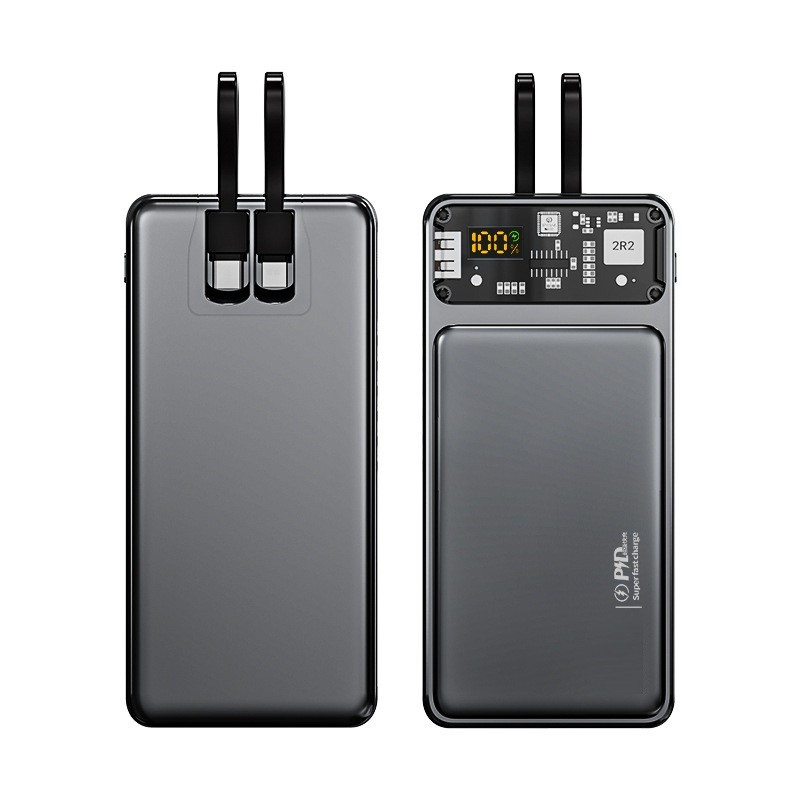 Backup Battery Charger fast rpp-65 10000mAh (wireless charging) wireless 15W-support PD 20W type C quick charging in 2H compatible all kinds of device is trial 7 days warranty 24 month