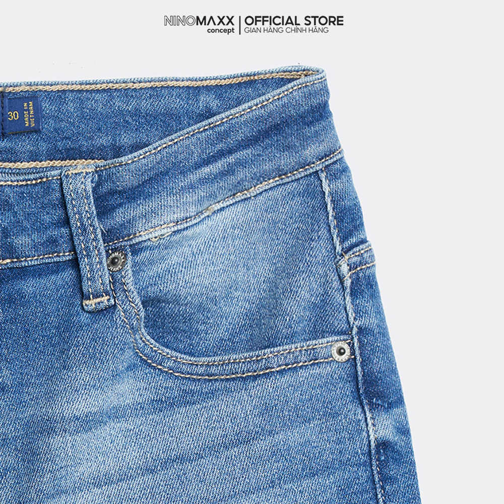 NINOMAXX Quần short Jean Nam lửng 2202021