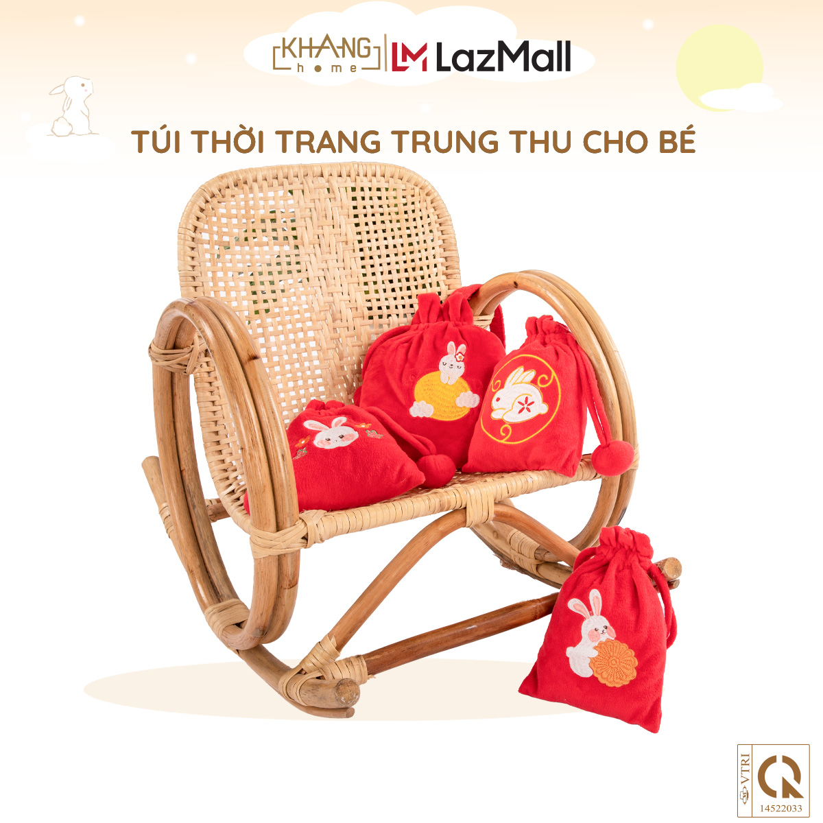 [GIFT] Túi Đeo Thời Trang Trung Thu Cho Bé Khang Home