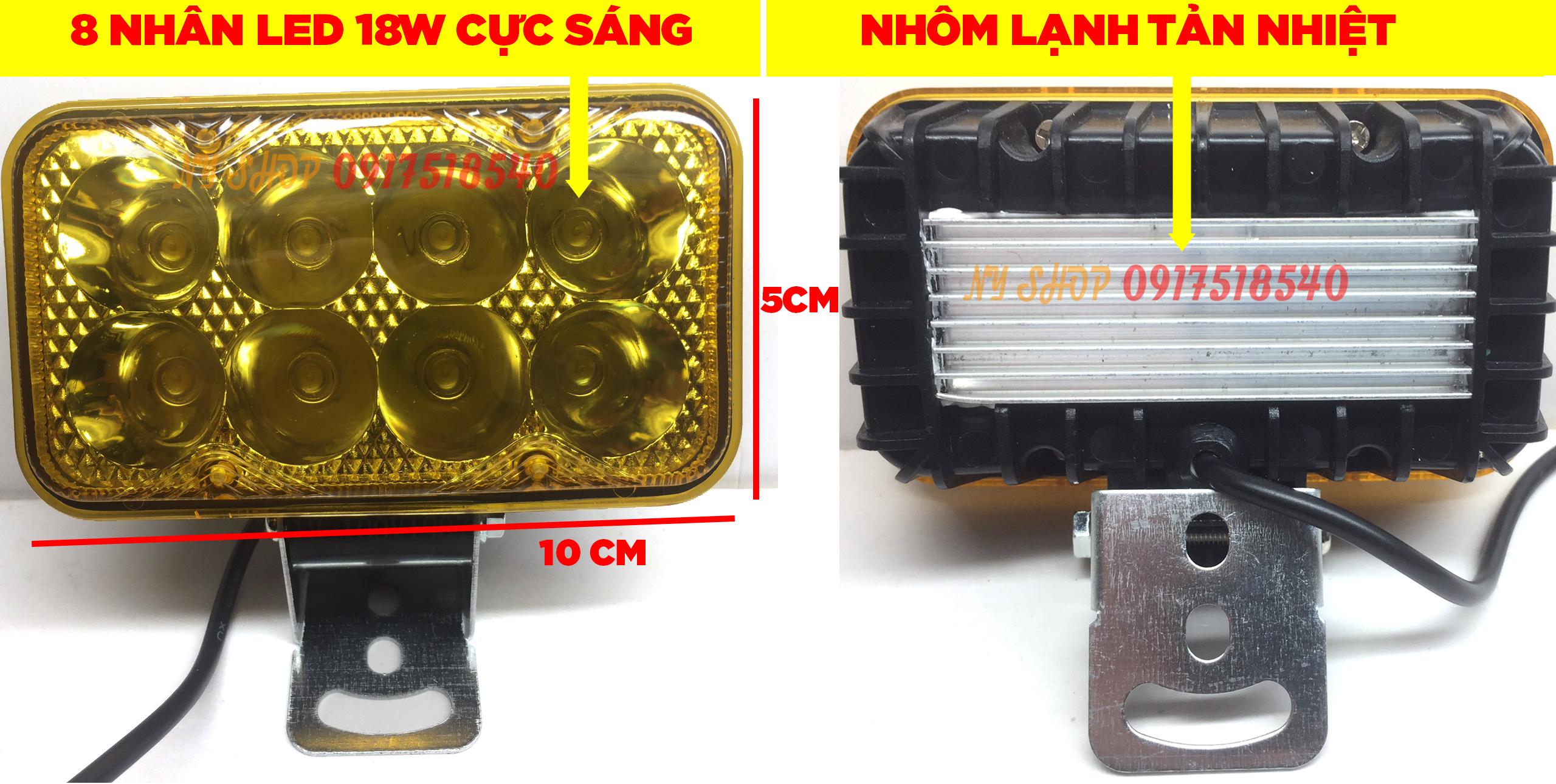 ĐÈN TRỢ SÁNG 8 NHÂN LED SIÊU SÁNG