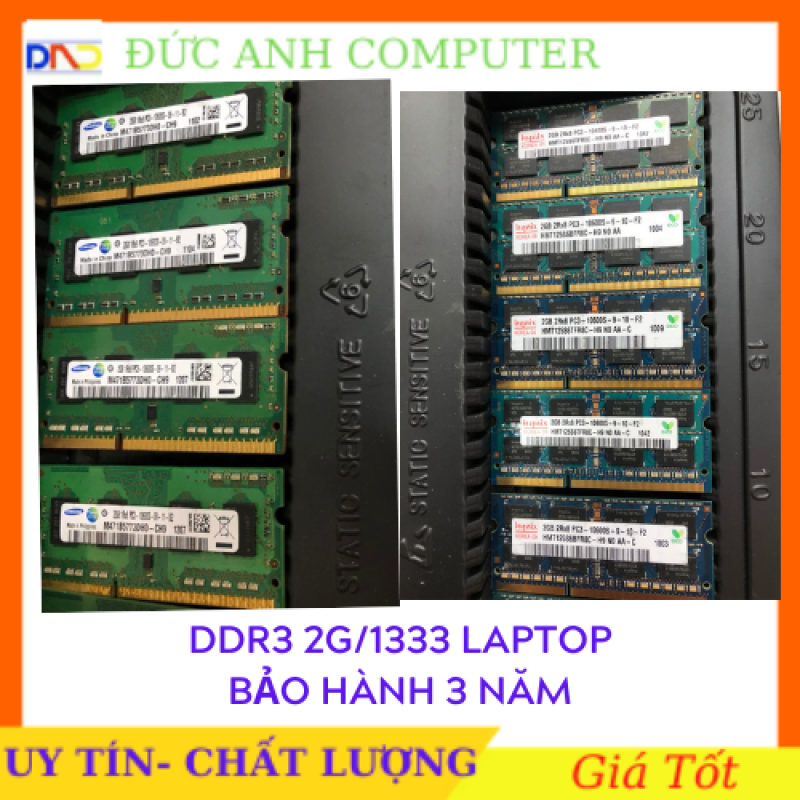 Bảng giá Ram laptop DDR3 2g bus 1333 mới bảo hành 3 năm - siêu chất lượng sản phẩm tốt chất lượng cao cam kết hàng giống mô tả Phong Vũ